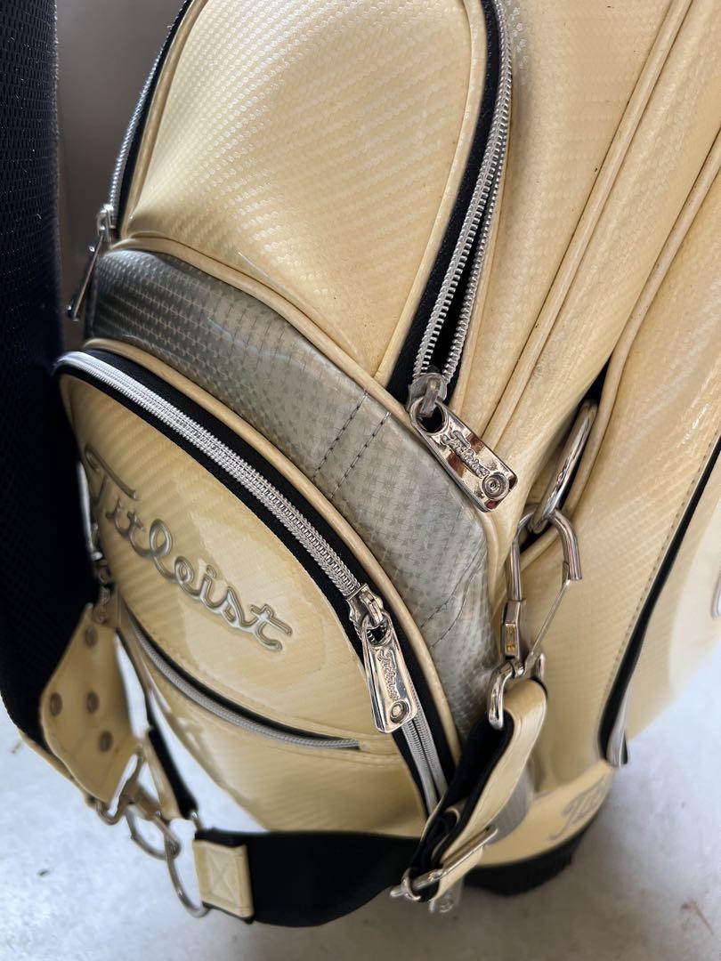 Titleist ゴルフバッグ・キャディバッグ クリーム色