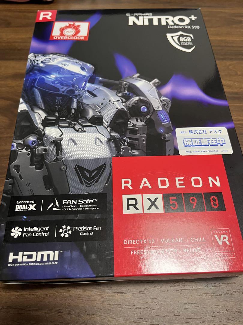 値下・頻度少 SAPPHIRE NITRO+ Radeon RX590 GPU