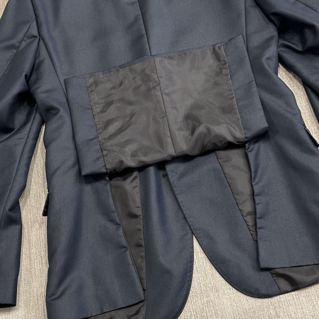 【新品同様】ZARA MAN スーツ セットアップ ビジネス ネイビー Yシャツ