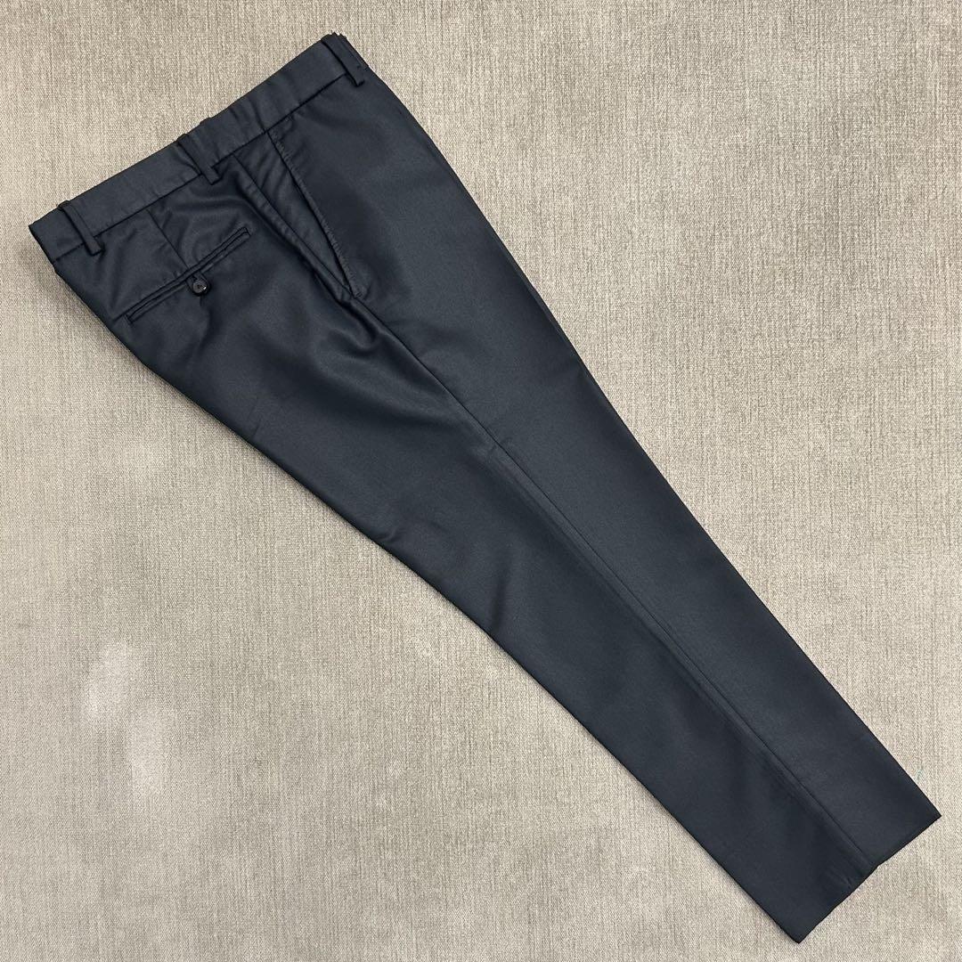 【新品同様】ZARA MAN スーツ セットアップ ビジネス ネイビー Yシャツ
