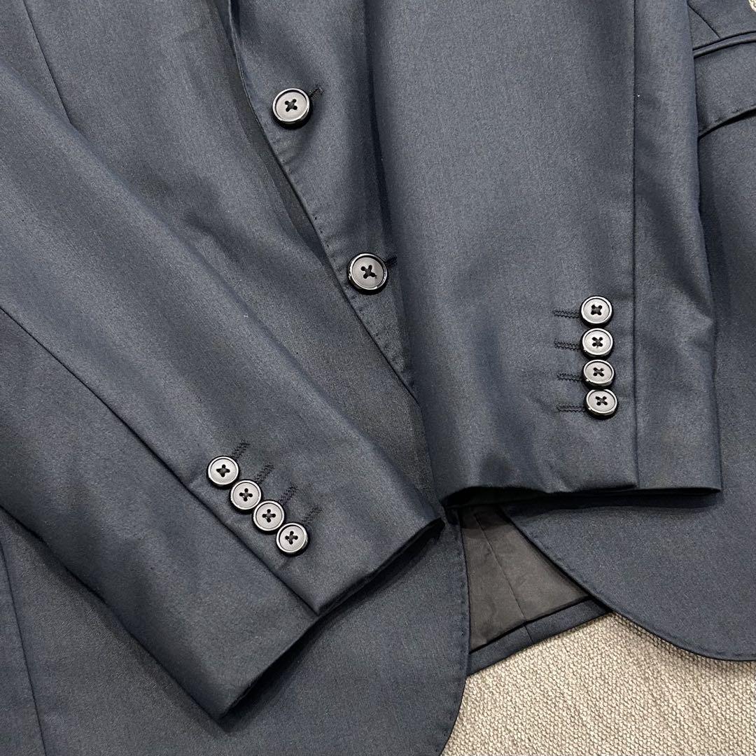 【新品同様】ZARA MAN スーツ セットアップ ビジネス ネイビー Yシャツ