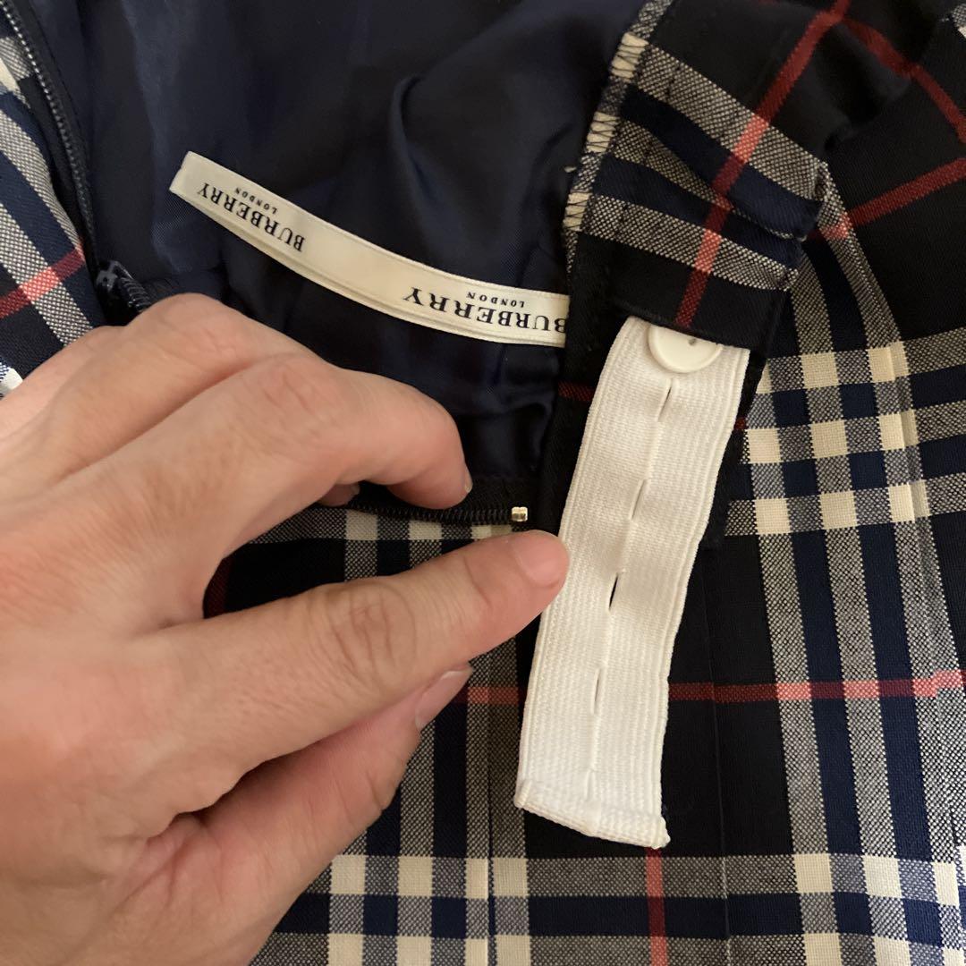 BURBERRY チェック柄プリーツスカート 34 BURBERRY - Burberry バーバリー ヴィンテージチェック プリーツ