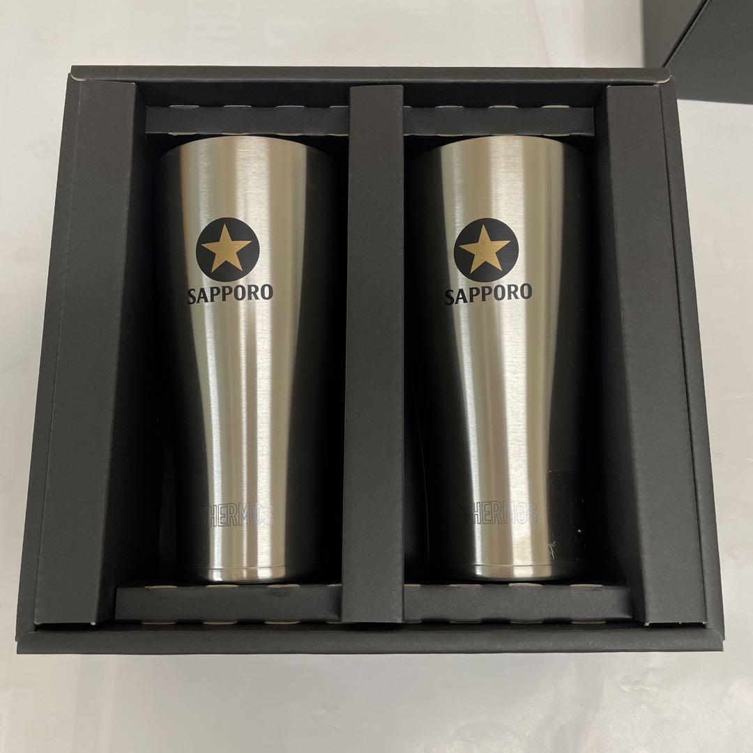 SAPPORO 黒ラベル　ステンレス タンブラー 2個セット　THERMOS