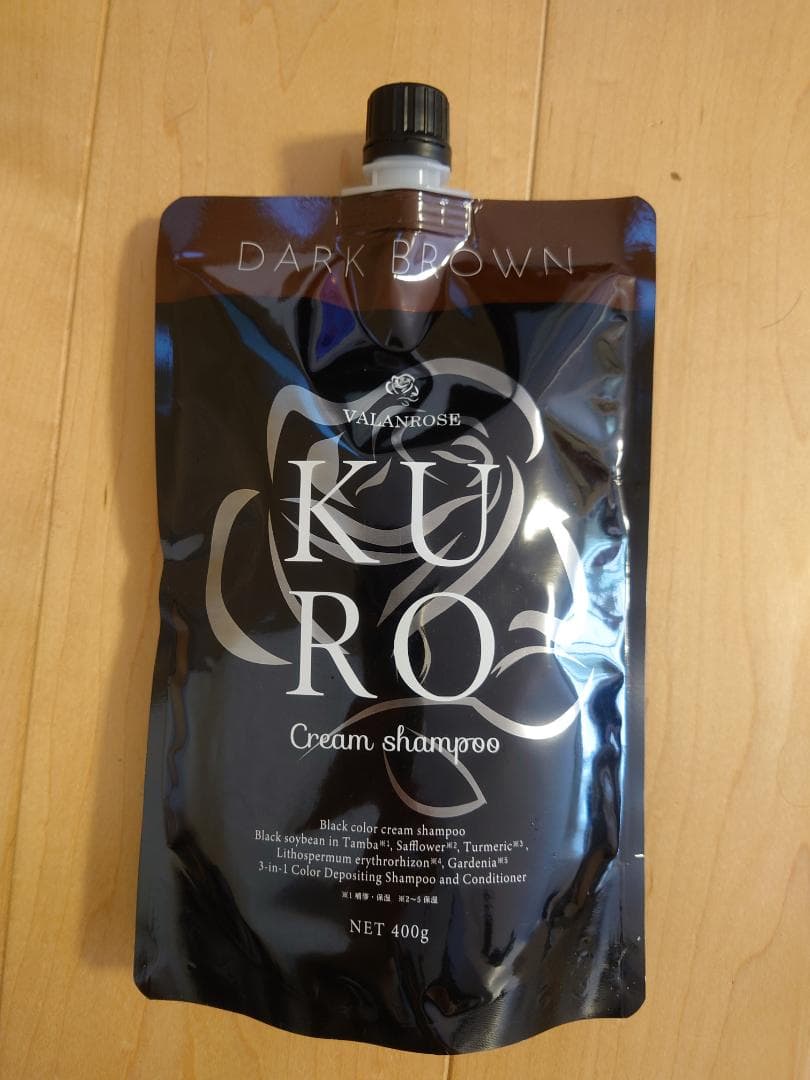 【新品未開封】バランスローズKURO カラーシャンプー　ダークブラウン 400g