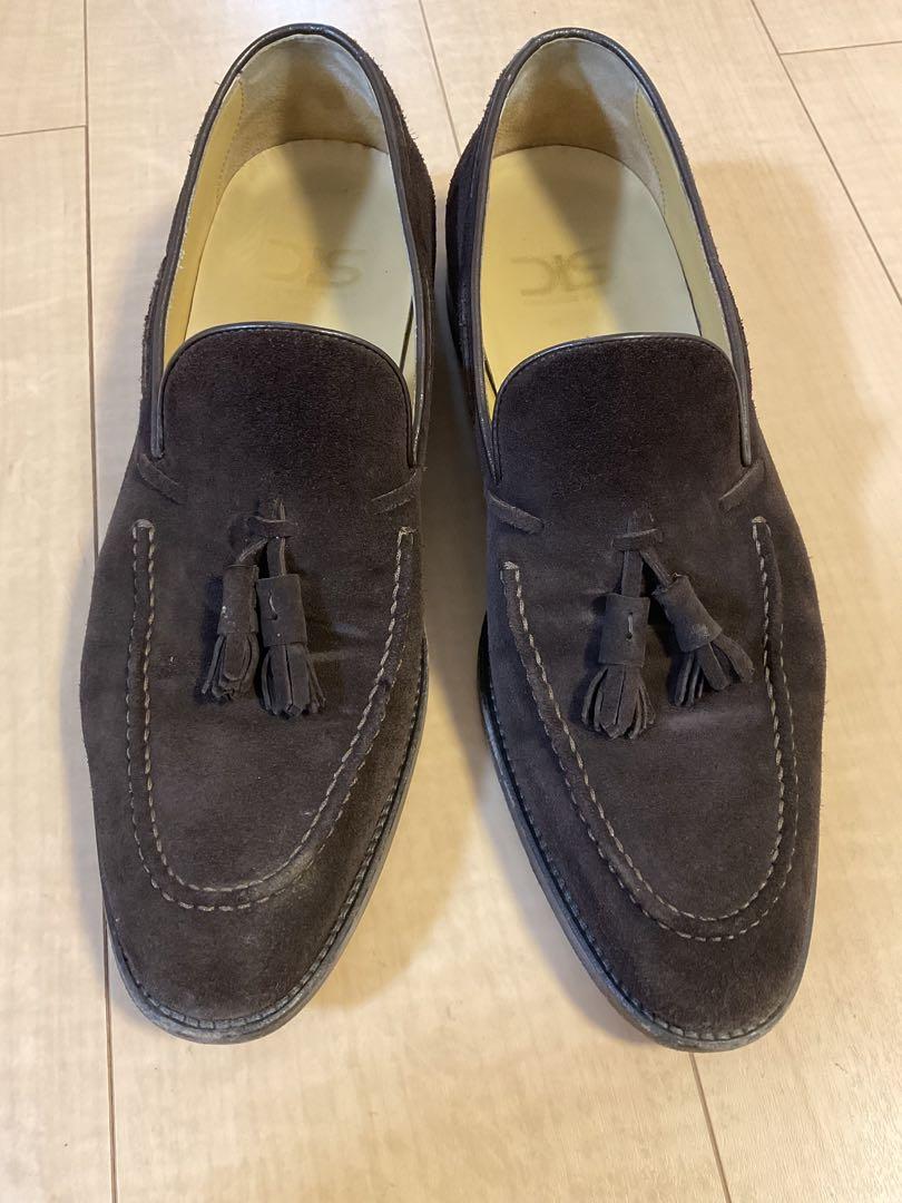 Design Italian shoes スエード ローファー 画像1
