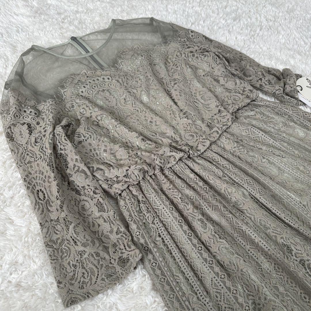 新品】troisiemeCHACO アダムエロペ ロングドレス 総レース F