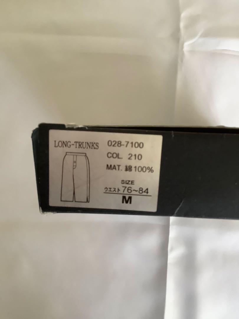 BURBERRY LONG-TRUNKS Mサイズ チェック柄　未使用品