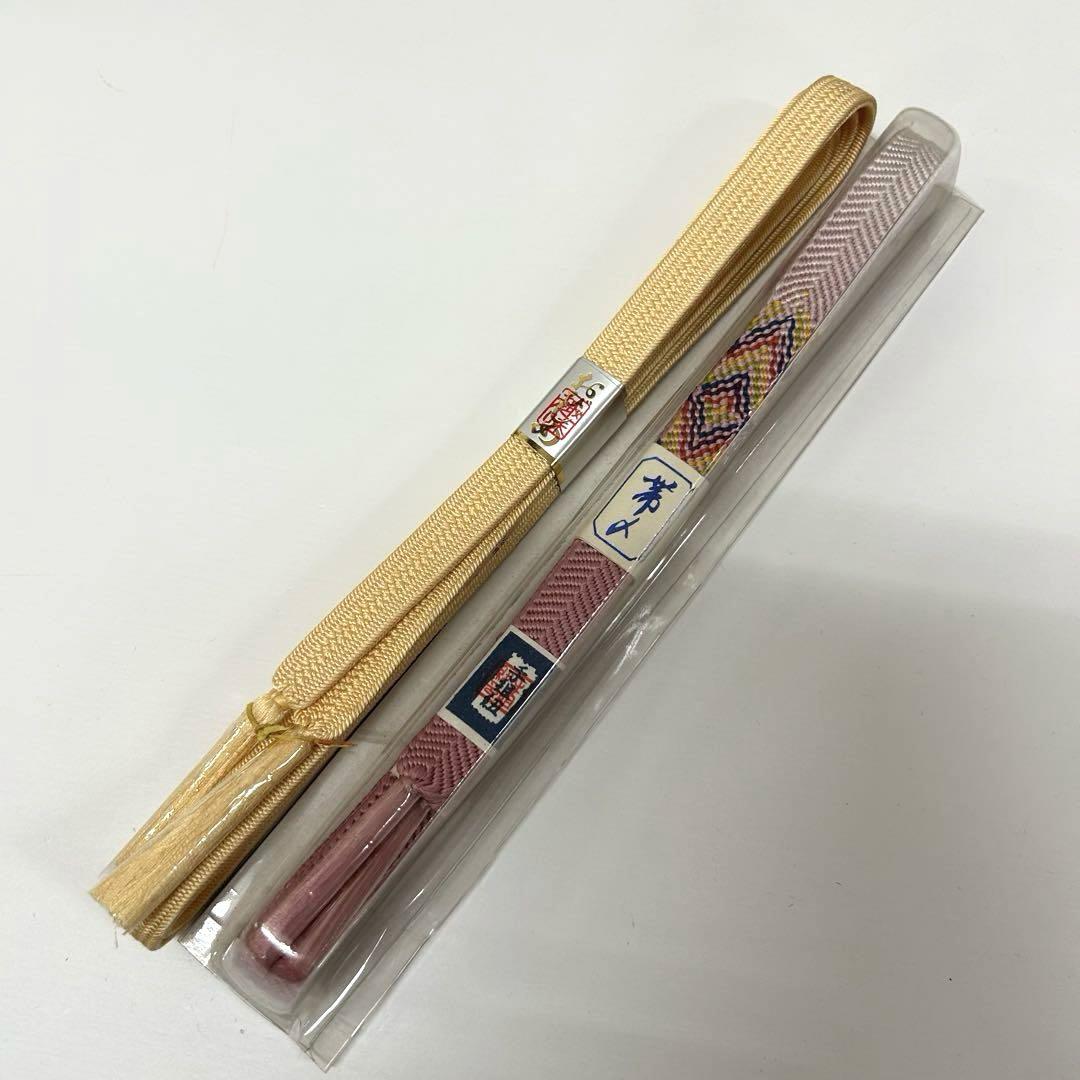 小紋 作家物含む 着物 正絹 まとめ売り2着 帯締め付き リメイク
