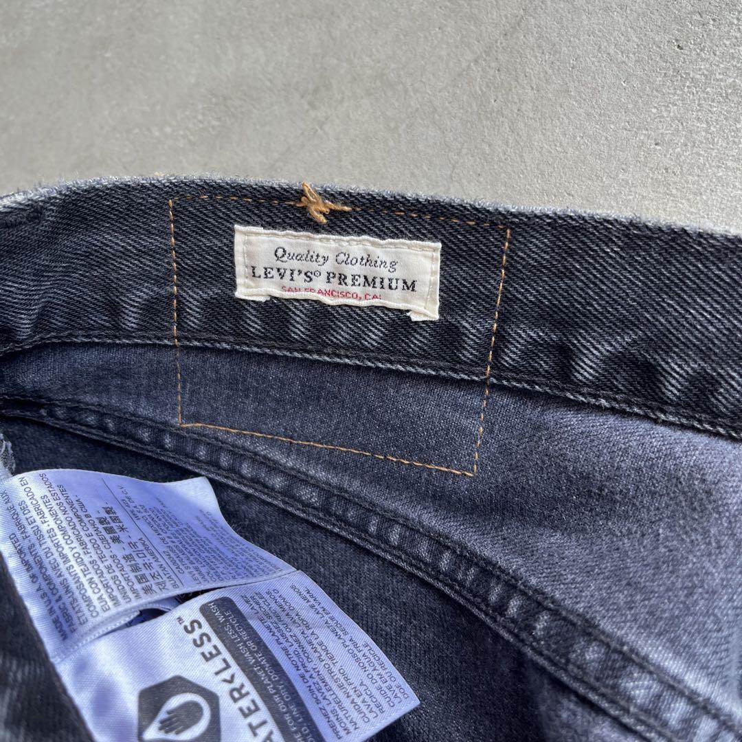 Levi's 501 ブラック ストレートデニム W30