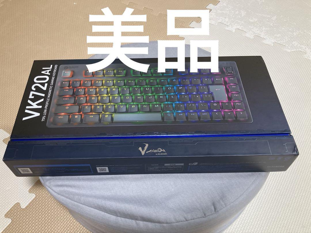 【美品】 エレコム VK720AL ロープロファイル 日本語配列