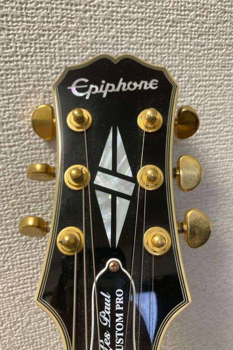 豊富な 美品 Epiphone Les Paul Custom Pro Ihxw9-m38157558321 HOT