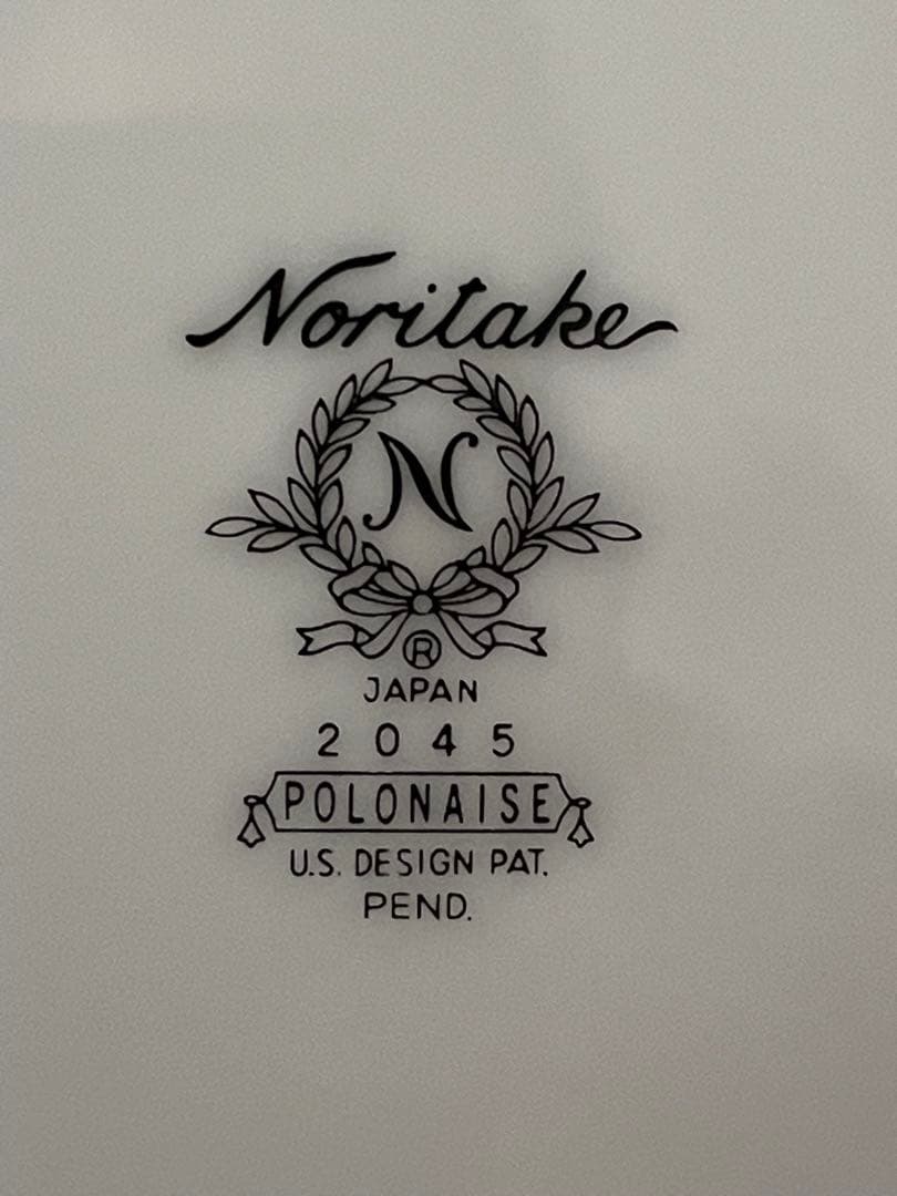ノリタケポロネーズ16センチプレート５枚セットNORITAKE
