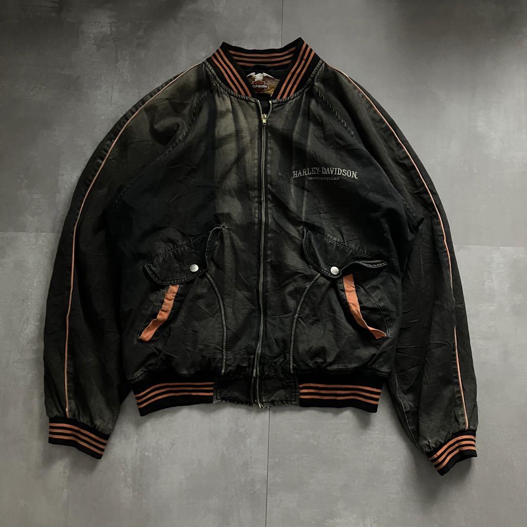 90s vintage Harley-Davidson ハーレー　ジャケット　黒