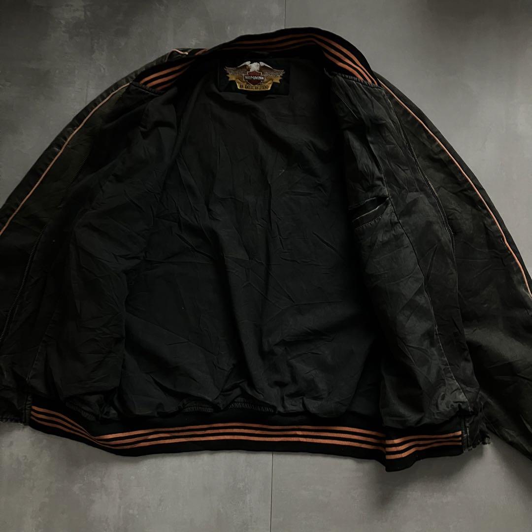 90s vintage Harley-Davidson ハーレー　ジャケット　黒
