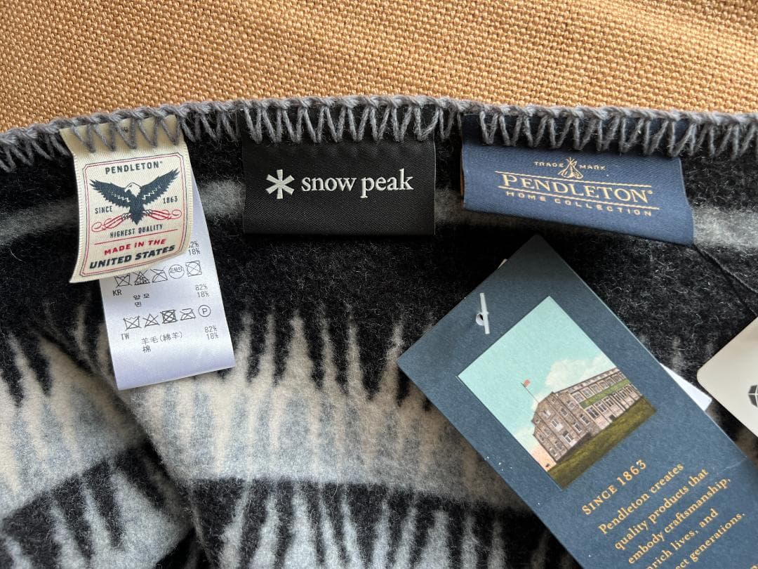 スノピーク×PENDLETON 長く使える Muchacho Blanket