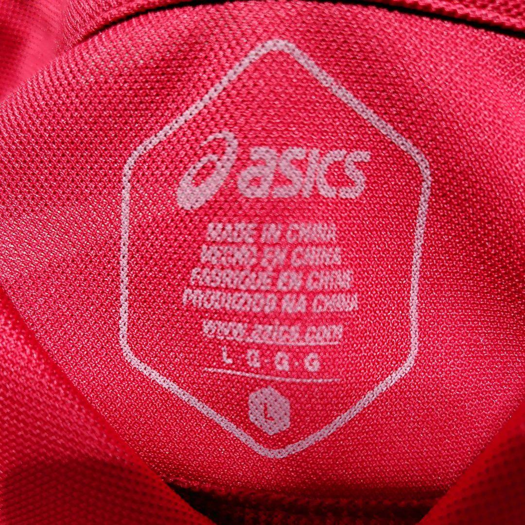 東京オリンピック ポロシャツ L asics ワインレッド 東京ガス