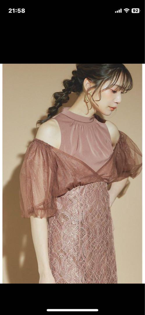 極美品 ドリードール ニアナ オフショルダー ドレス ワンピース