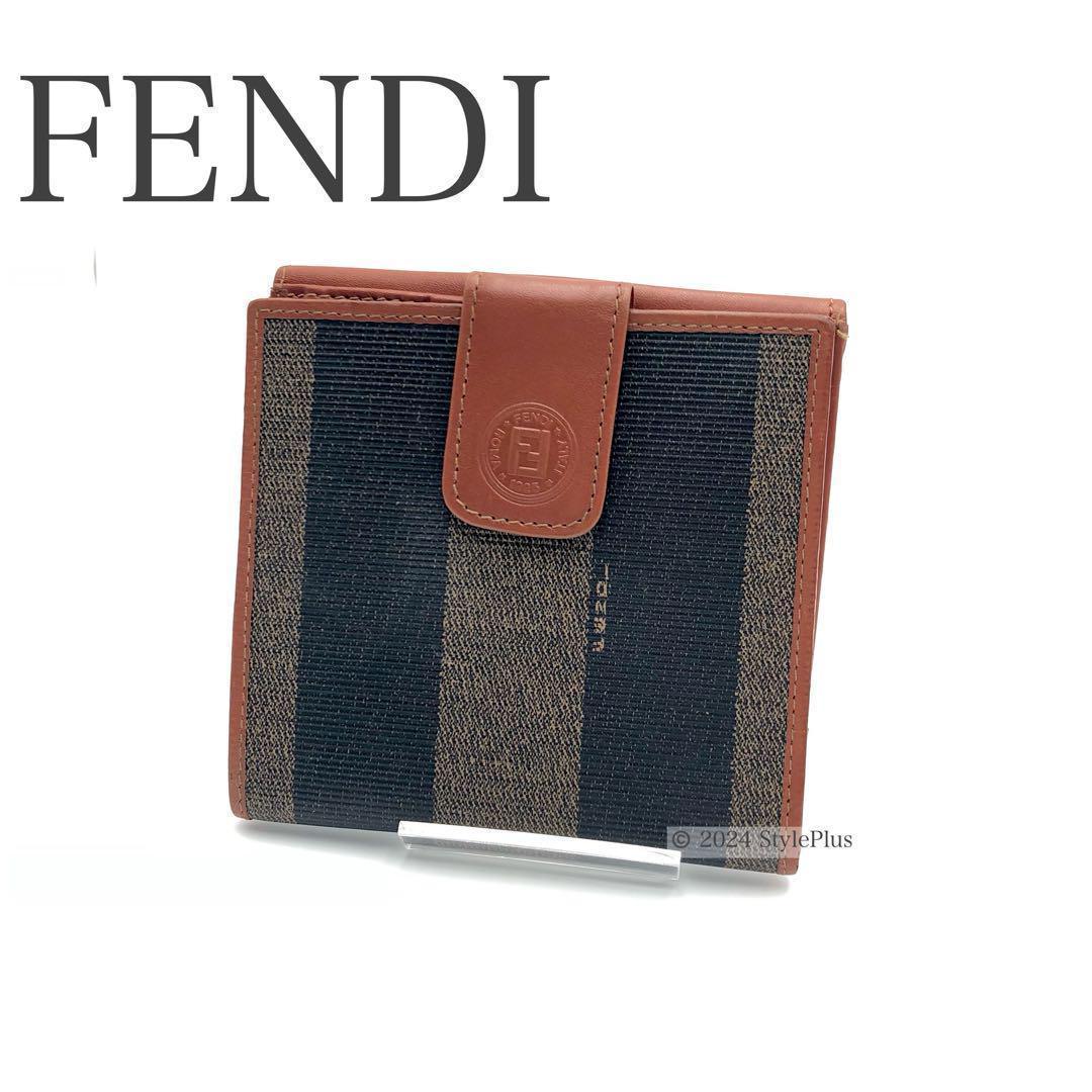 FENDI フェンディ 折財布 二つ折り ペカン ヴィンテージ