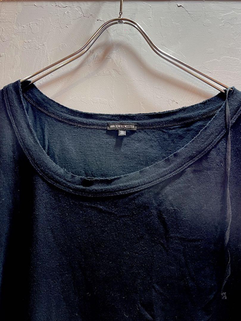 ANN DEMEULEMEESTER アシメトリーTシャツ