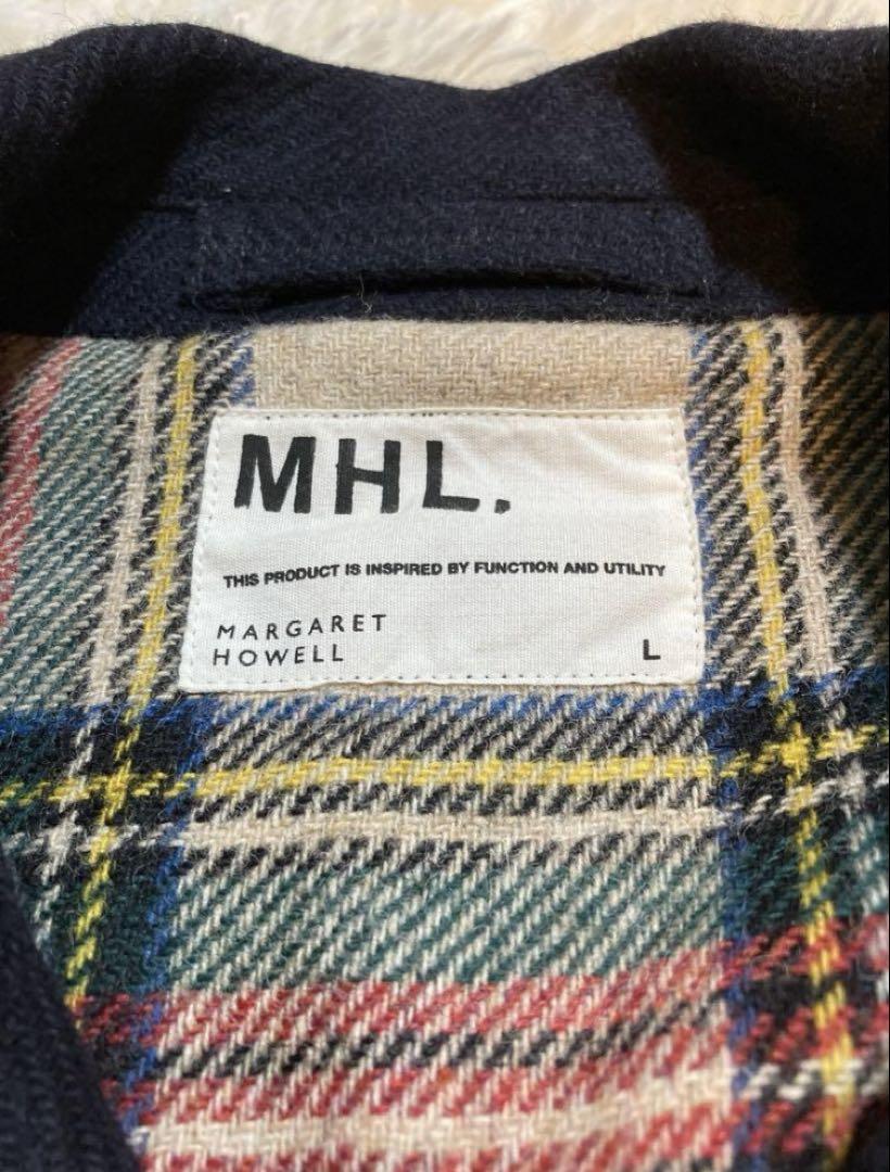 【美品】MHL. マーガレットハウエル　イギリス製ピーコート　L