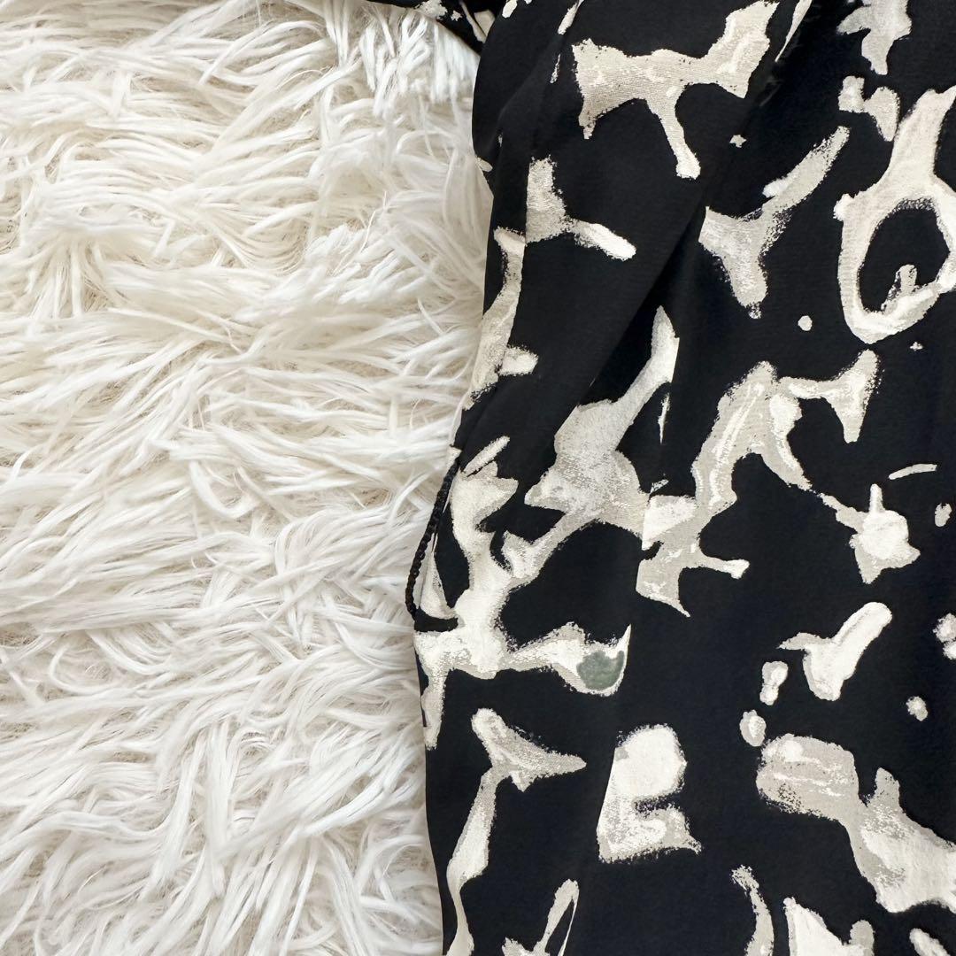 美品✨️フェラガモ 現行 総柄 ワンピース シルク100% 大きいサイズ 3XL