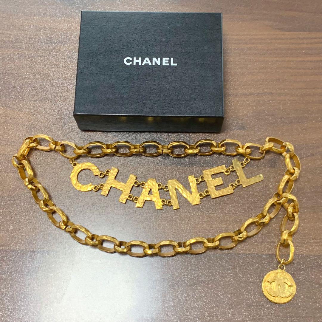 希少 レア CHANEL シャネル ヴィンテージ チェーン ベルト