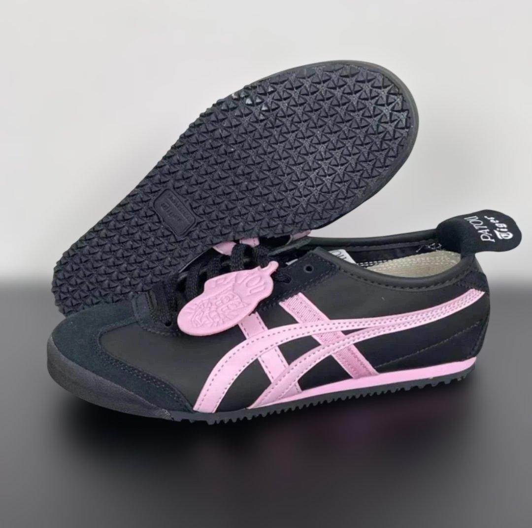 PATOU Onitsuka Tiger スニーカーブラック/ピンク24cm