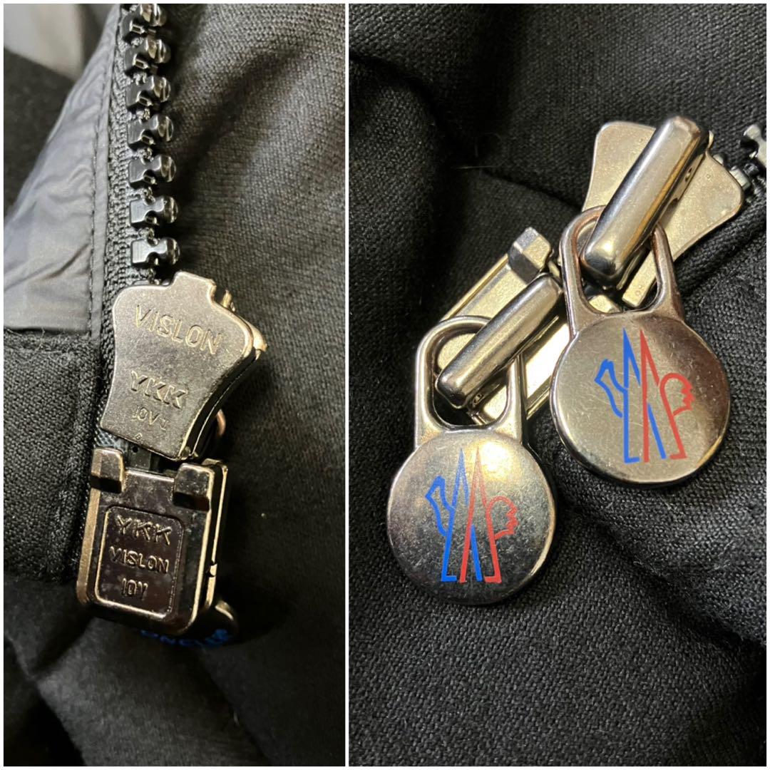 美品. MONCLER \"モンジュネーブル\" 確実正規品 ブラック T1 S