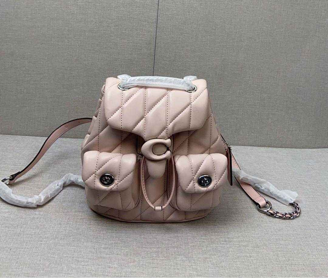 COACH タビー バックパック リュック キルティング ピンク