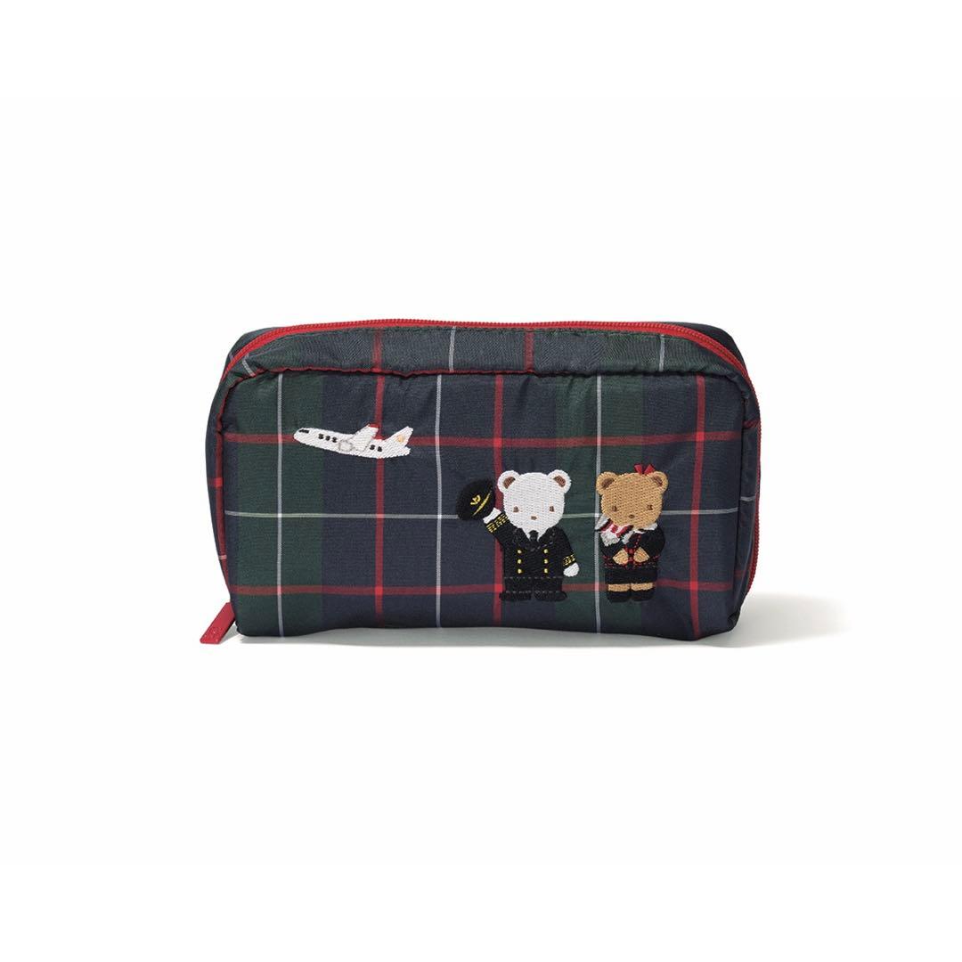 【JAL機内販売限定】familiar JALオリジナルポーチ　ファミリア