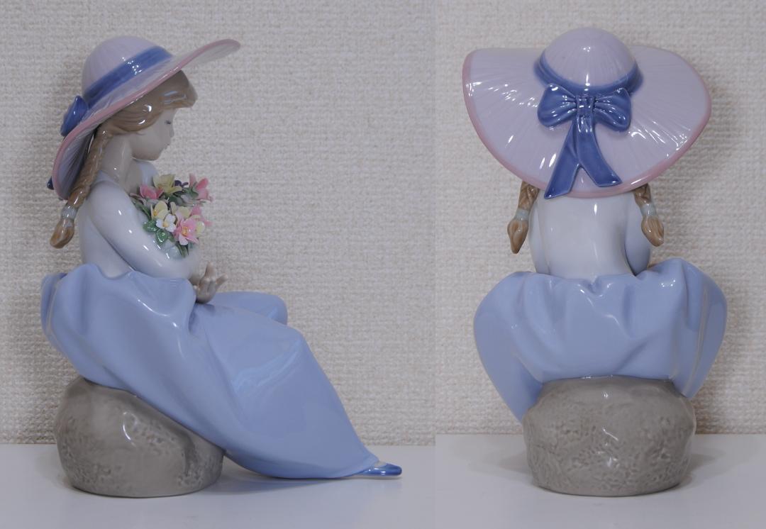 LIADRO リヤドロ リアドロ 花の香りに包まれて 置物 オブジェ 陶器