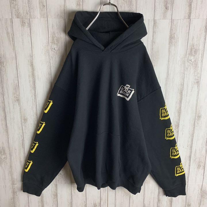 しいです✻ 最高デザイン 即完売 人気ロゴ 定番 eHaiU-m38175454390 ブラックブレイン ワンポイント パーカー さいませ