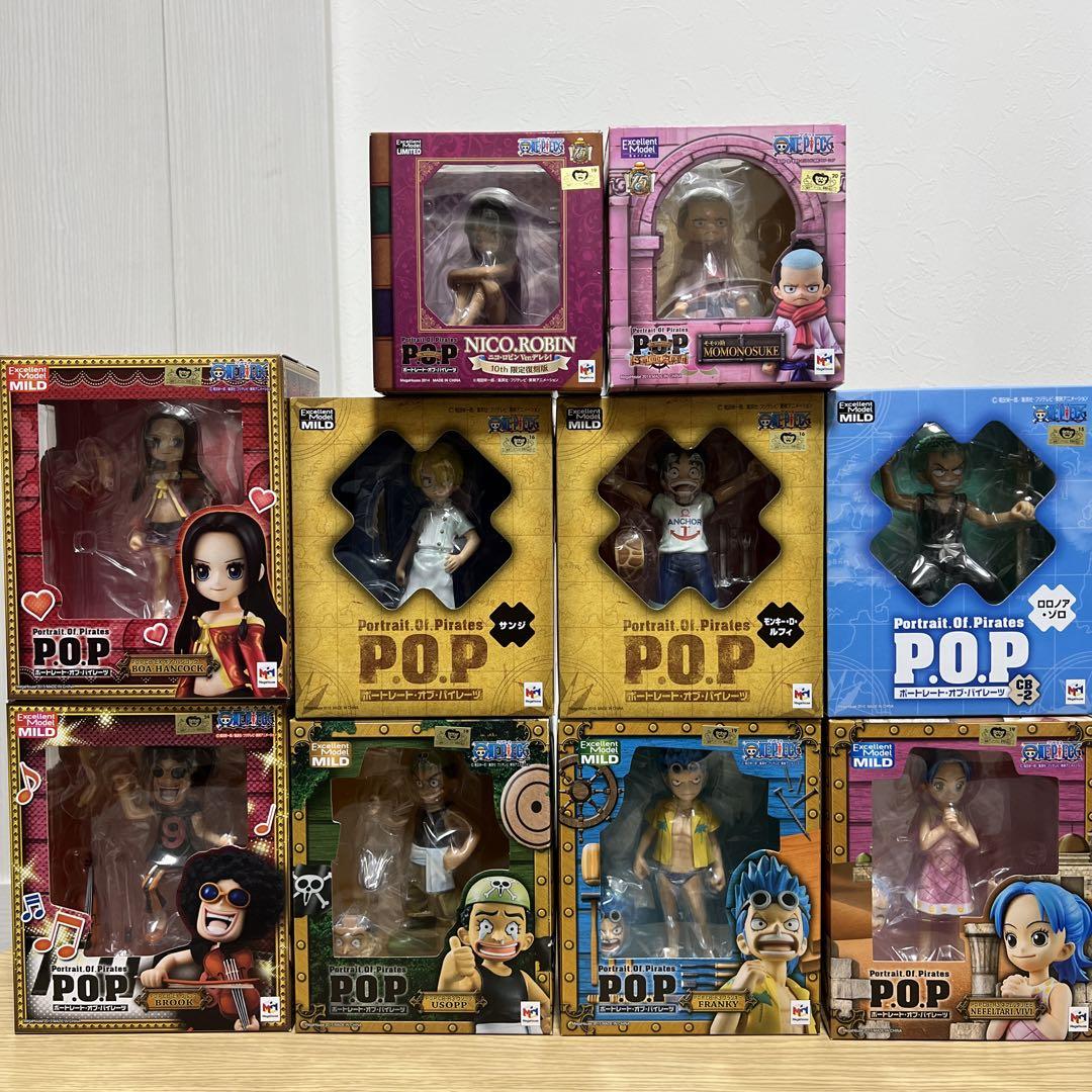 ワンピース フィギュアセット ニコ・ロビン 他 ニコ・ロビン他、全10体セット