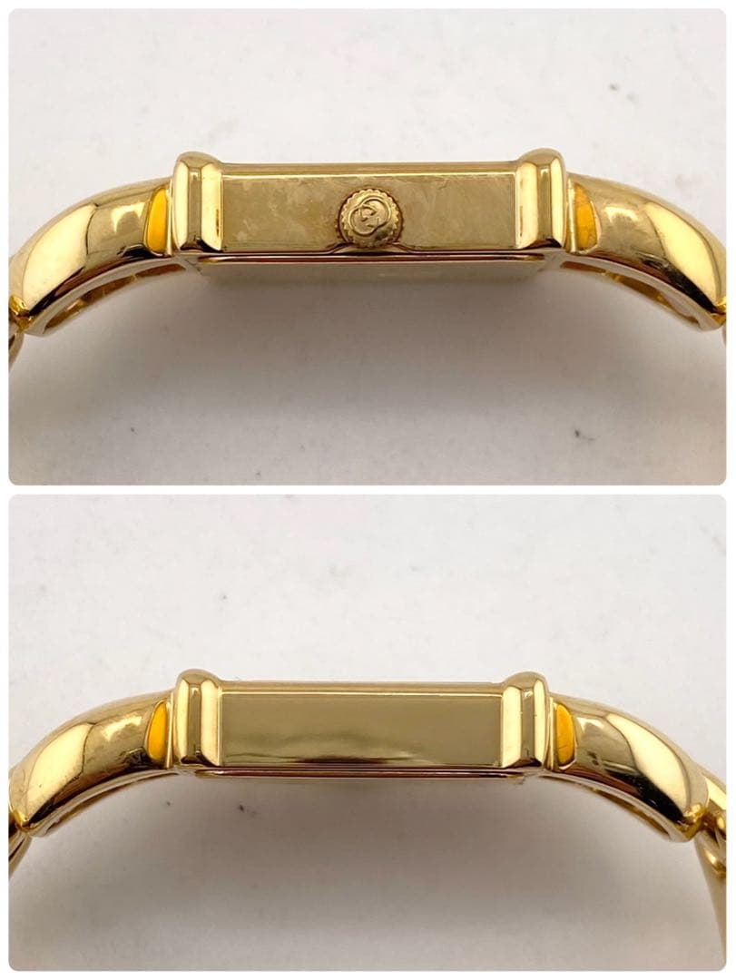 【稼働】GUCCI チェンジベルト ブレスウォッチ 1900L ゴールド 稼働】GUCCI チェンジベルト ブレスウォッチ 1900L ゴールド