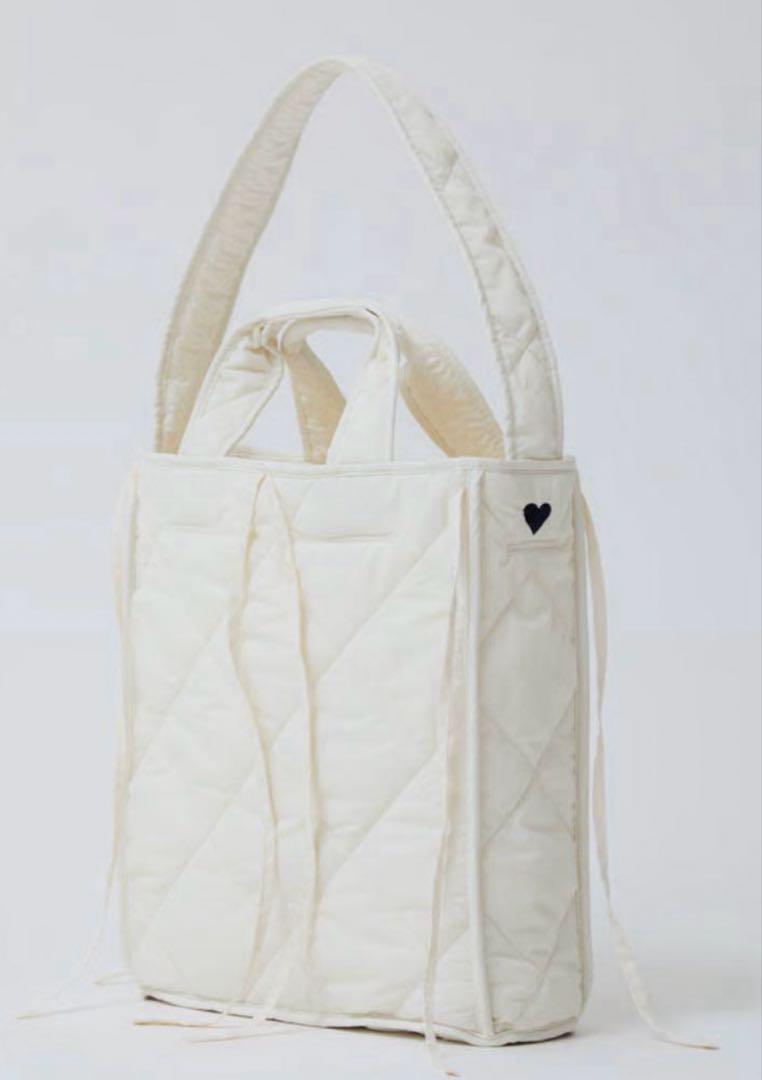 バッグ Reversi -Jacquad & quilting Bag- White