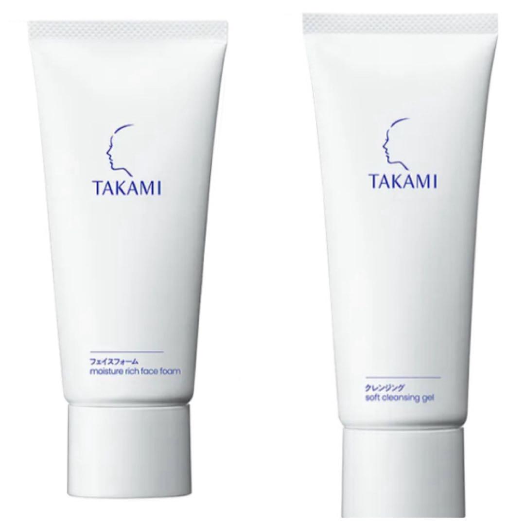 TAKAMI 保湿リッチフェイスフォームとソフトクレンジングジェル