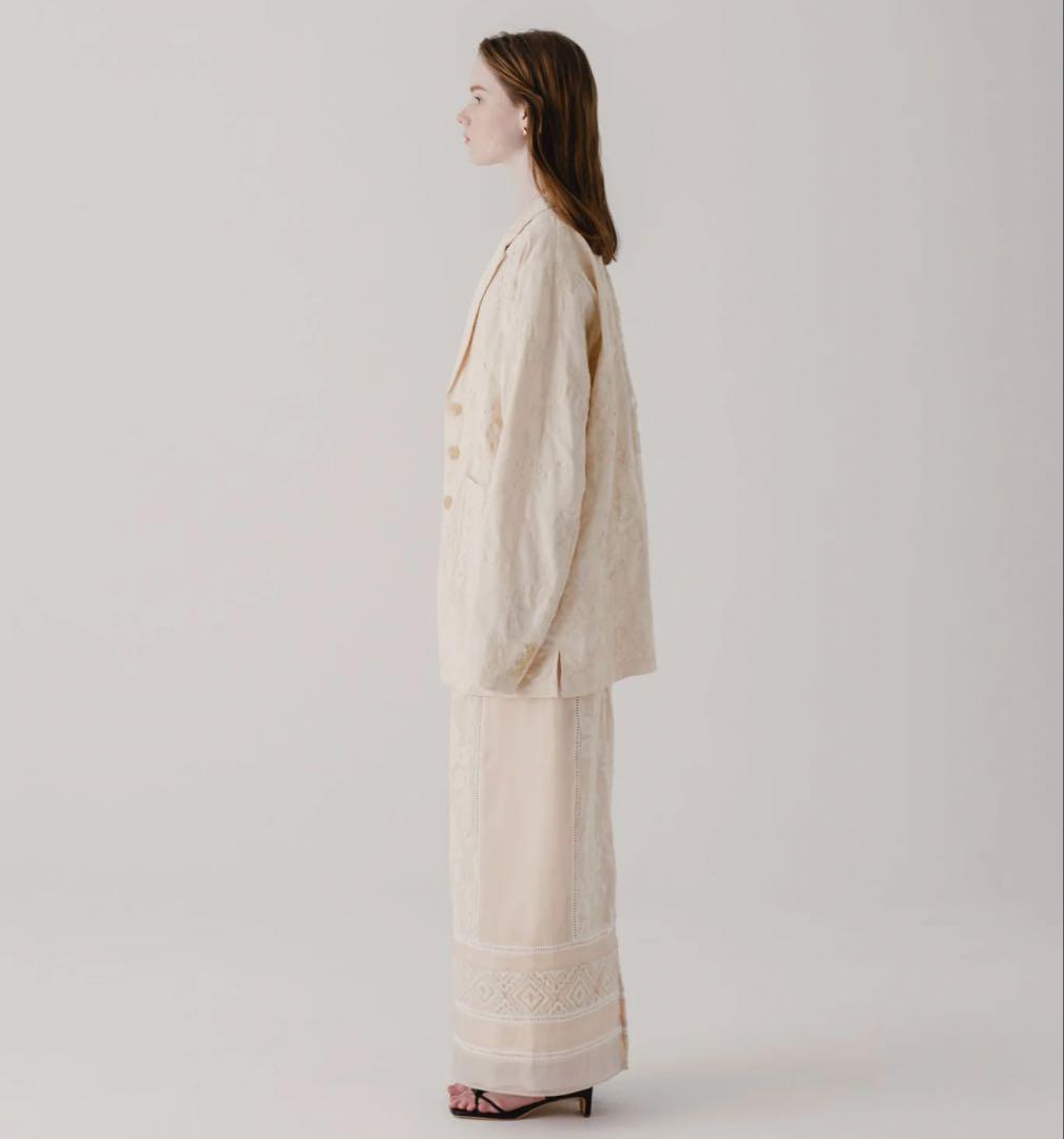 【Eaphi】PATCHWORK EMBROIDERY LACE JACKET