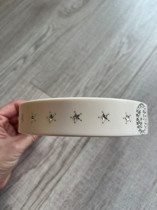 Gヘアバンド＿ホワイトGUCCI