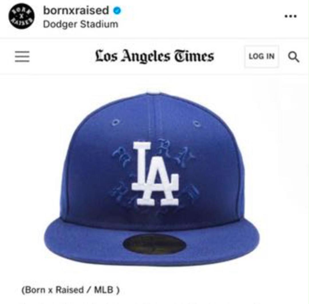 BORN X RAISED + DODGERS 超希少ニューエラキャップ - 帽子 BORN X RAISED + DODGERS 超希少ニューエラキャップ - 帽子