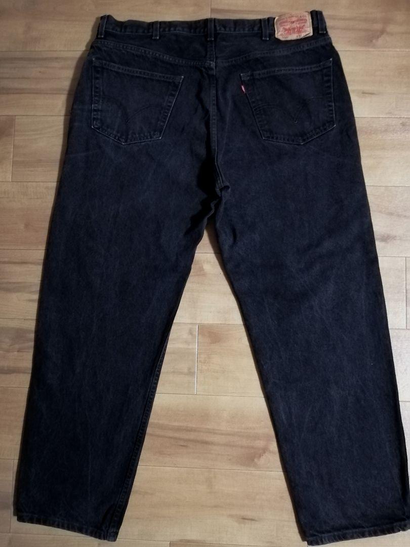 国産セール いし様専用 ジーンズ バギーデニム w42 Y7hm4-m38181378531 リーバイス 550 ブラックデニム 新品お得