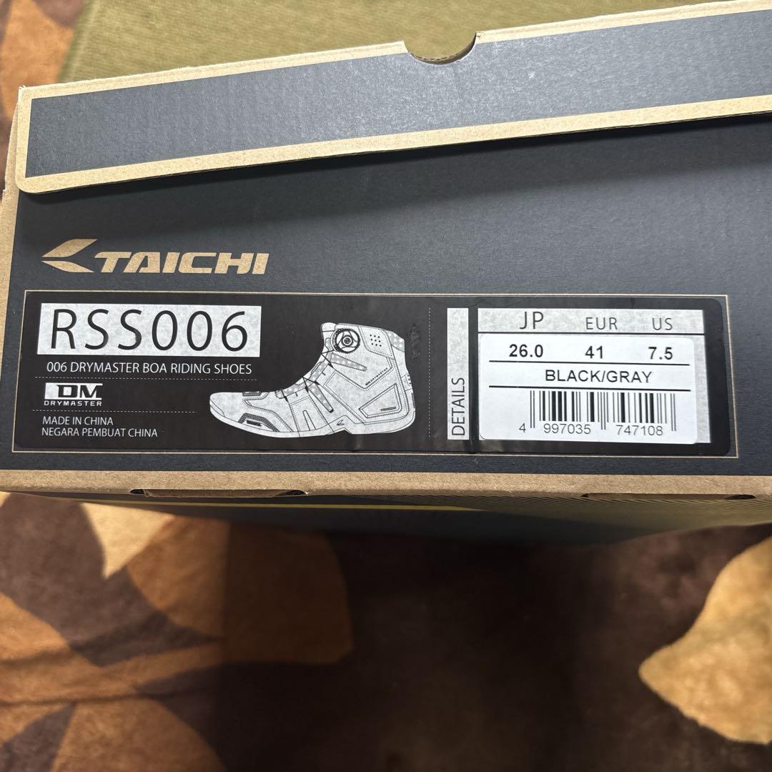 タイチ　RSS006 ライディングシューズ 26.0cm