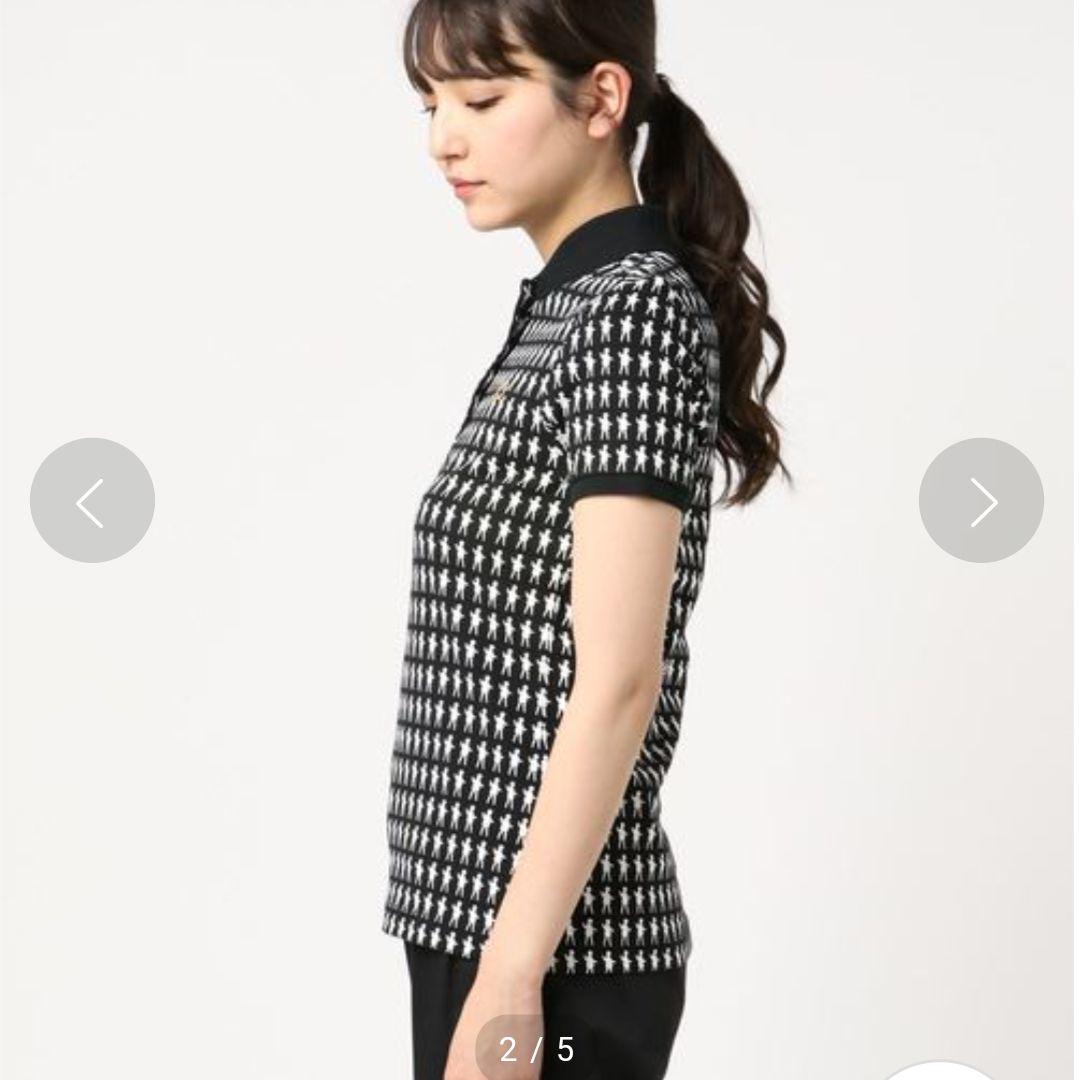 美品未使用 Mintdesigns Doll Print Pique Shirt