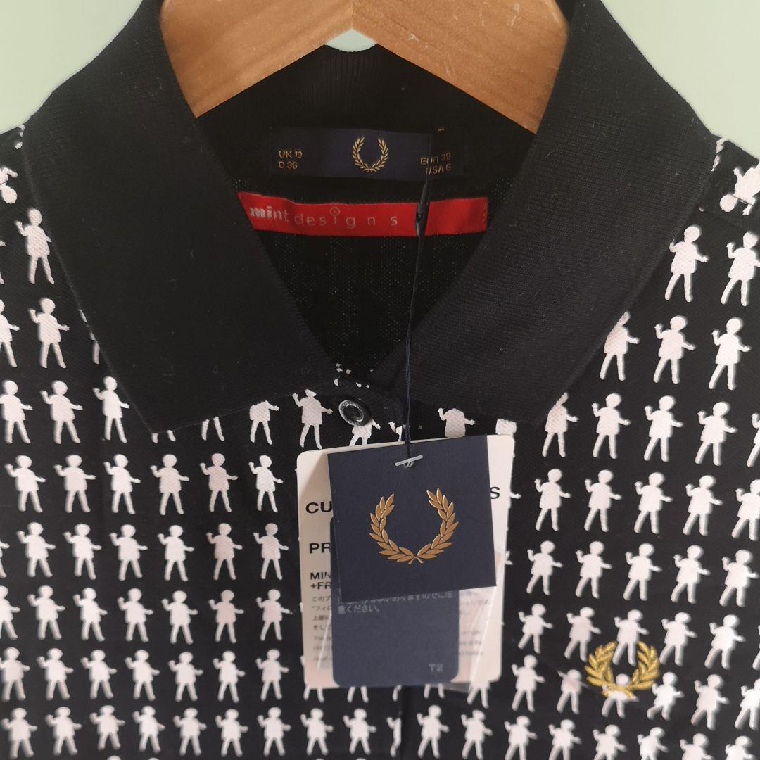 美品未使用 Mintdesigns Doll Print Pique Shirt