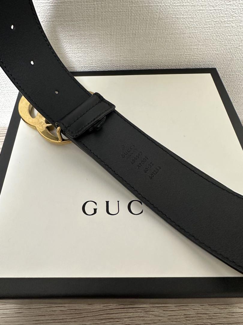 GUCCI GGマーモント ベルト80/32