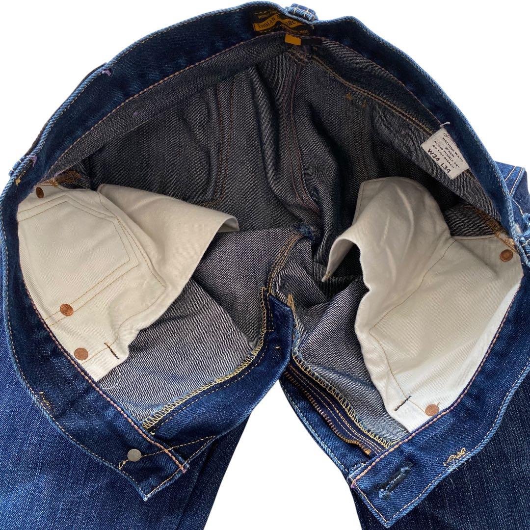 インディアン モーターサイクル 14oz コーデュラデニム ハラコ スタッズ