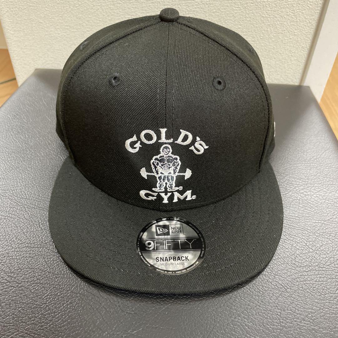 GOLD'S GYM 限定キャップ 黒 30×60 ニューエラーコラボ　即日完売
