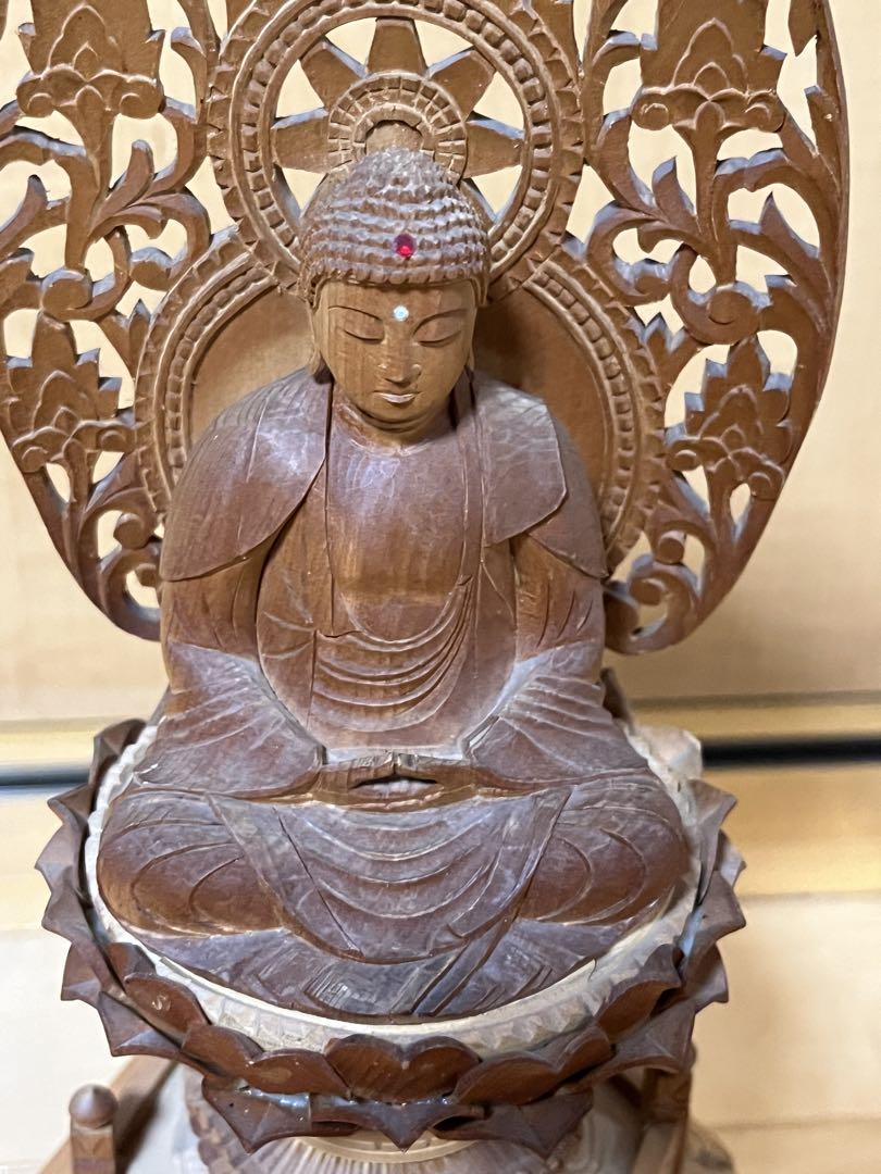 釈迦如来像 仏像 木彫 観音菩薩 仏様 希少品 仏教美術 阿弥陀