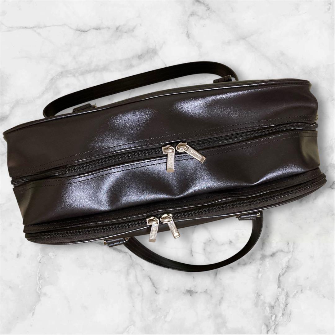 美品【EAST BOY】スクールバッグ 合皮 通学 刺繍　チョコ　ブラウン　茶 Amazon | EASTBOY(イーストボーイ) スクールバッグ 合皮 ロゴ