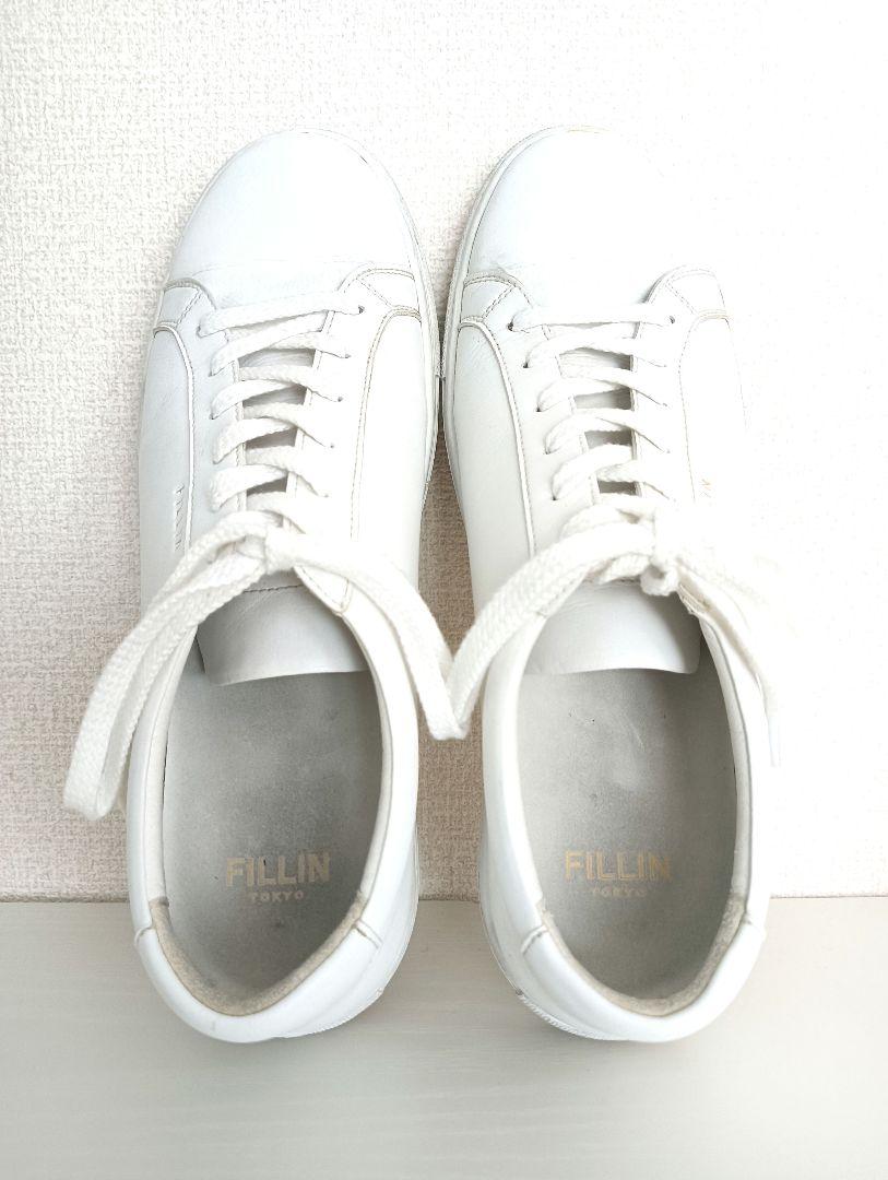 FILLIN ホワイトレザー スニーカー CLASSIC｜WHITE – FILLIN