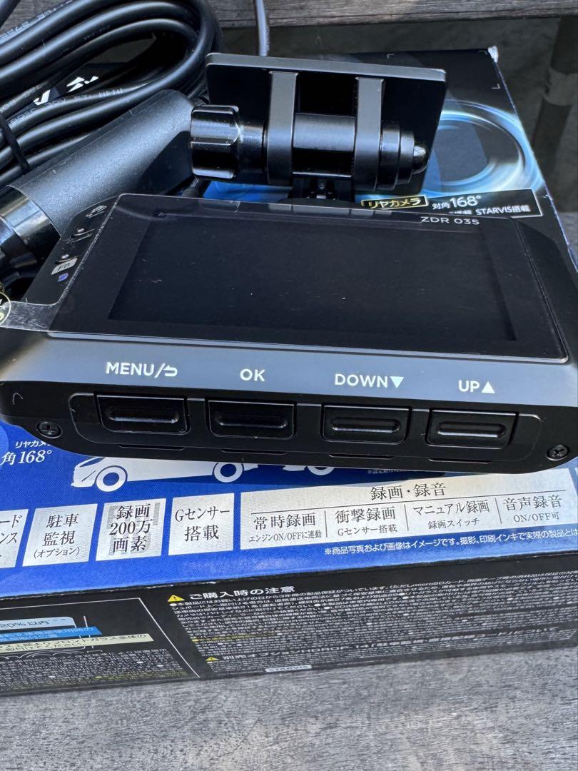 コムテック 前後 ドライブレコーダー　ZDR035 GPS